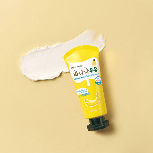 غسول رغوي بالموز للبشرة كويلنارا | kwailnara banana milk cleansing foam - Barbie.phar