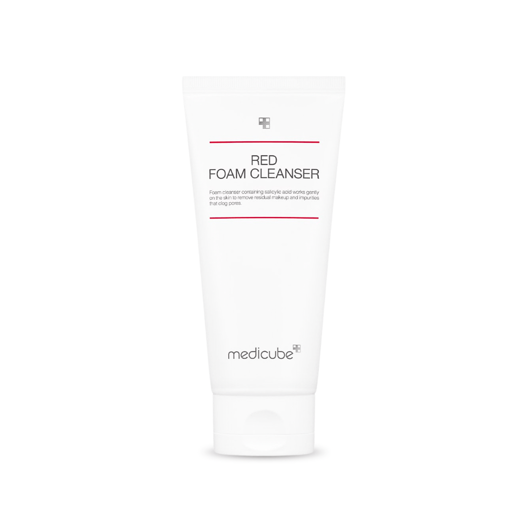 غسول ريد سالسليك ميدكيوب - 120مل | Medicube Red Foam Cleanser - Barbie.phar
