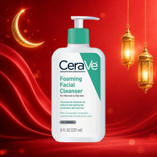 غسول سيرافي للبشرة الدهنية والعادية - 237مل | CeraVe Gentle Foaming Facial Cleanser - Barbie.phar
