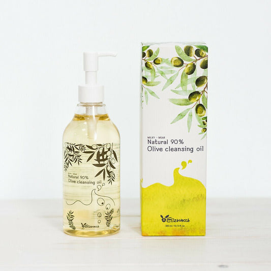 غسول زيتي بزيت الزيتون الطبيعي - 300مل | Elizavecca Natural 90% Olive Cleansing Oil - Barbie.phar