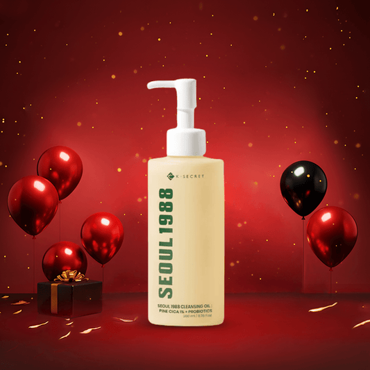 غسول زيتي سيول - 200مل | K - secret seoul 1988 cleansing oil pine cica 2% + Probiotics - Barbie.phar