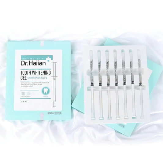 جل تبييض الاسنان مع قاعدة سليكون دكتور هايان | Dr.Haiian tooth whitening gel with silicone tooth tray - Barbie.phar