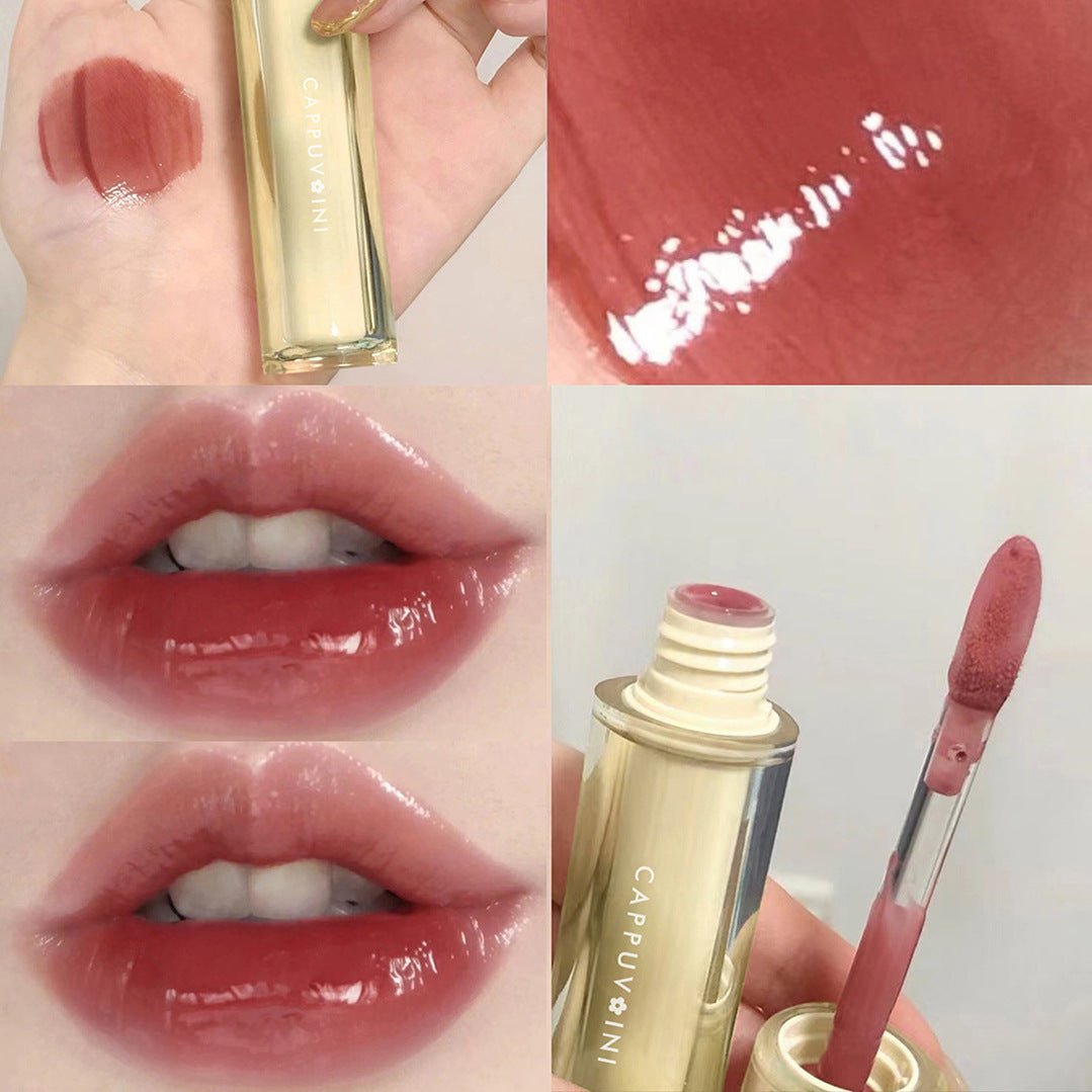 كلوس ايس تي كابوفيني | Cappuvini Ice Tea Mirror Lip Gloss - Barbie.phar