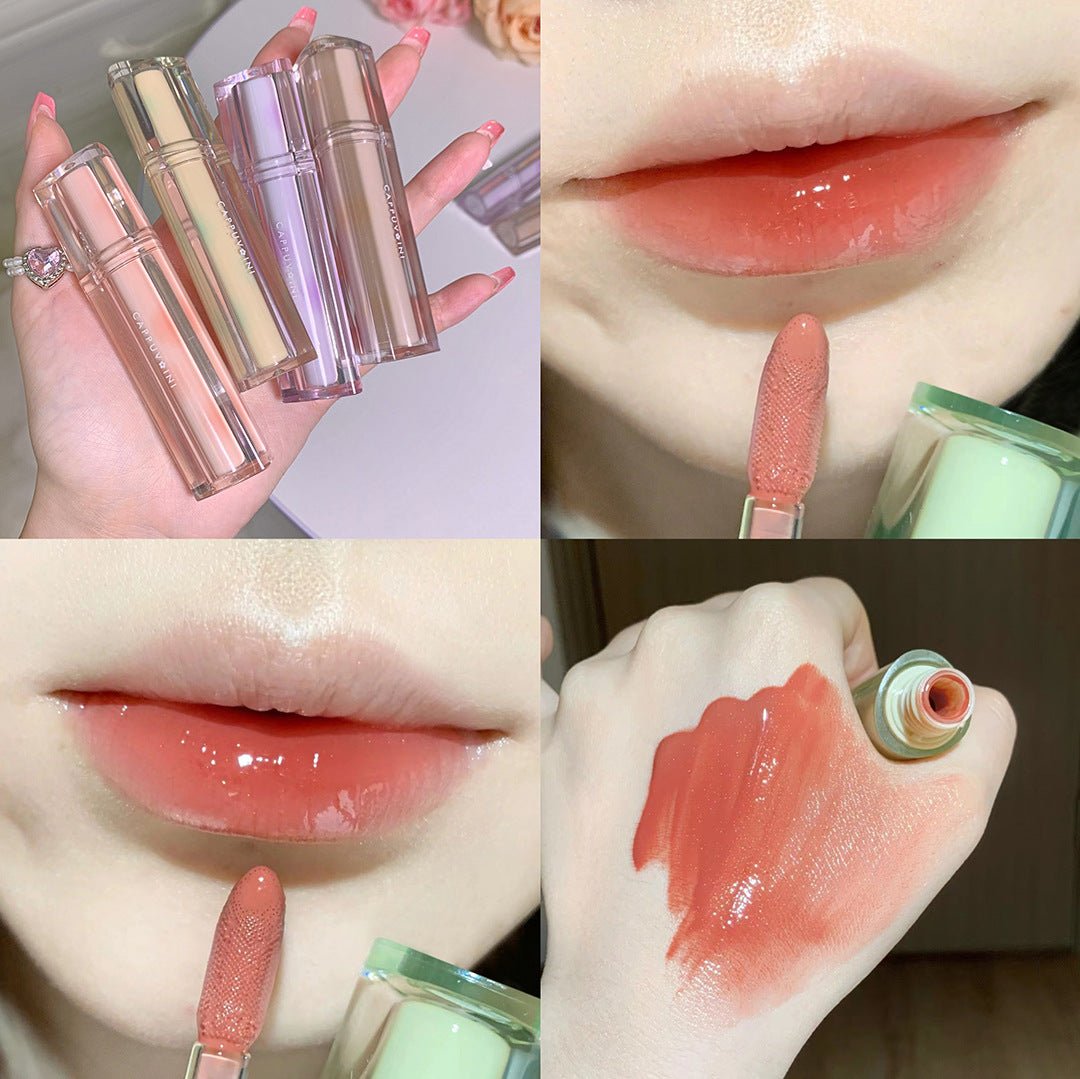 كلوس ايس تي كابوفيني | Cappuvini Ice Tea Mirror Lip Gloss - Barbie.phar