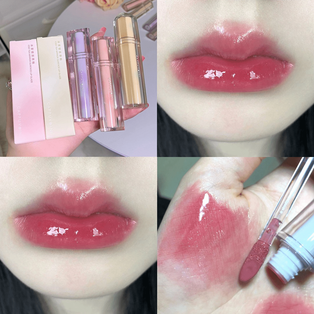كلوس ايس تي كابوفيني | Cappuvini Ice Tea Mirror Lip Gloss - Barbie.phar
