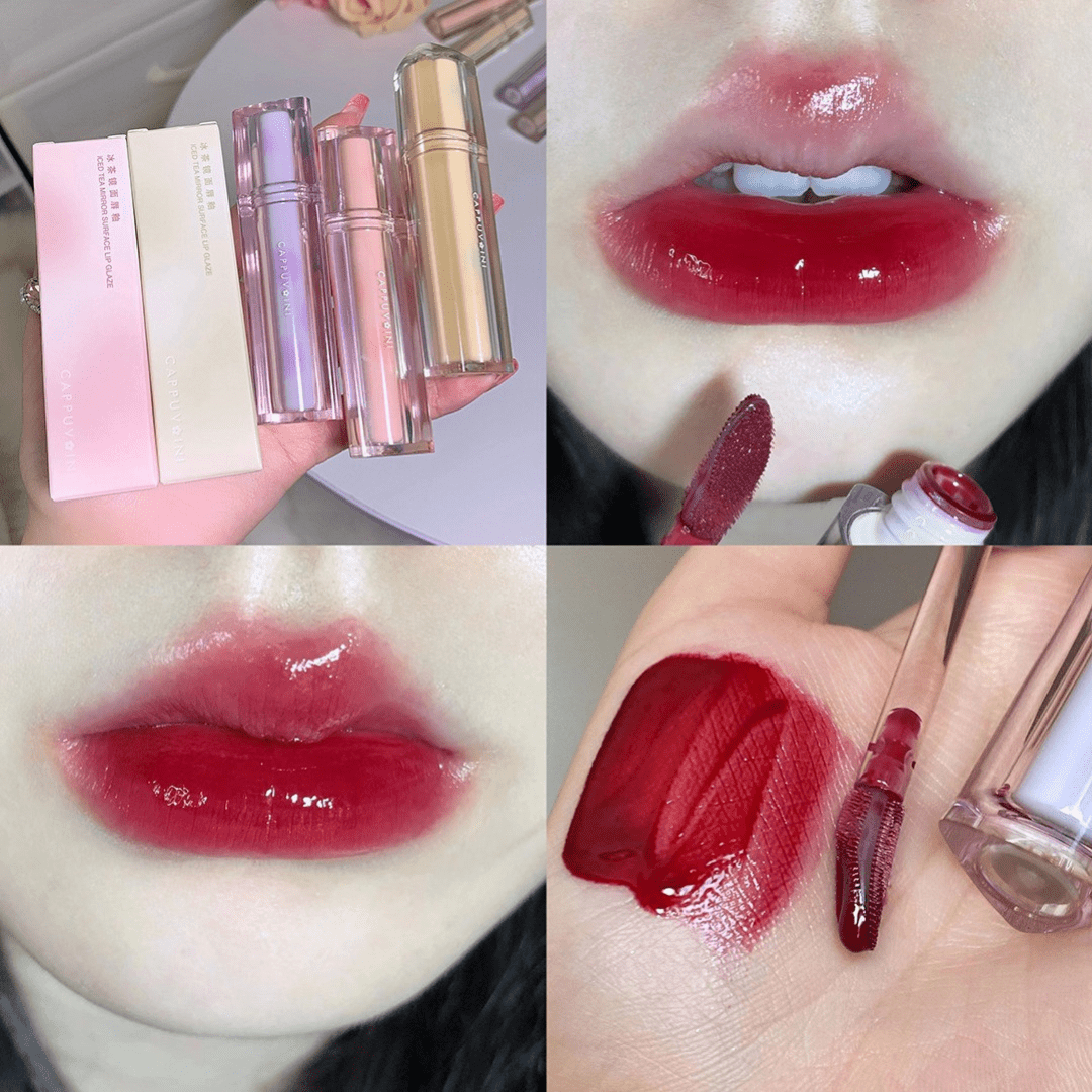 كلوس ايس تي كابوفيني | Cappuvini Ice Tea Mirror Lip Gloss - Barbie.phar