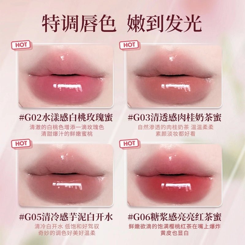 كلوس ايسنس كوكوتيل | GOGOTALES Pink Glaze Essence Lip Gloss - Barbie.phar