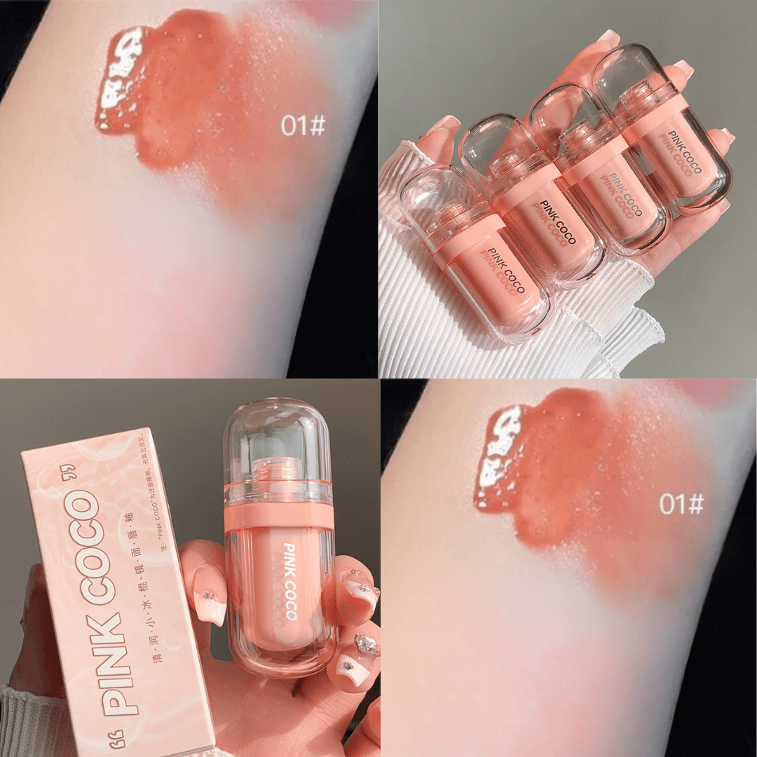 كلوس بوبسكل بنك كوكو | Pinc Coco Smal Popsicle LipGlaze Water Gloss - Barbie.phar