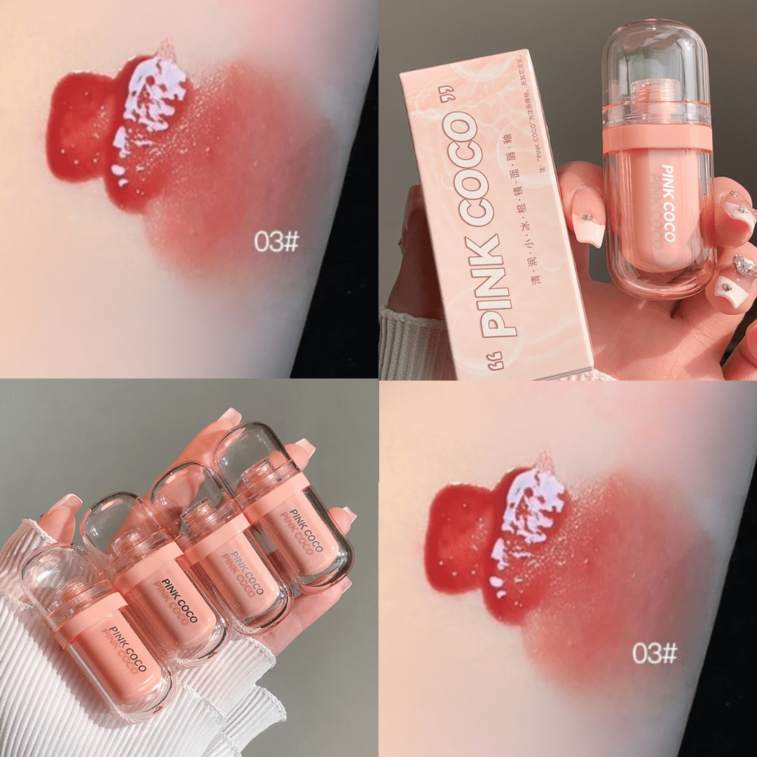كلوس بوبسكل بنك كوكو | Pinc Coco Smal Popsicle LipGlaze Water Gloss - Barbie.phar