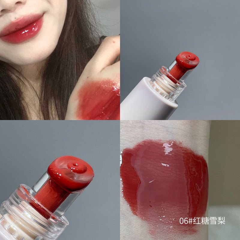 كلوس ملمع للشفاه هيرو راينج | HERORANGE Crystal Frozen Mirror Lip Glaze - Barbie.phar