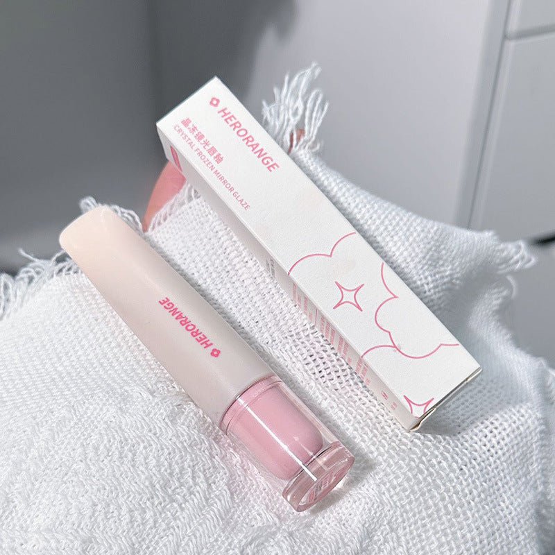 كلوس ملمع للشفاه هيرو راينج | HERORANGE Crystal Frozen Mirror Lip Glaze - Barbie.phar