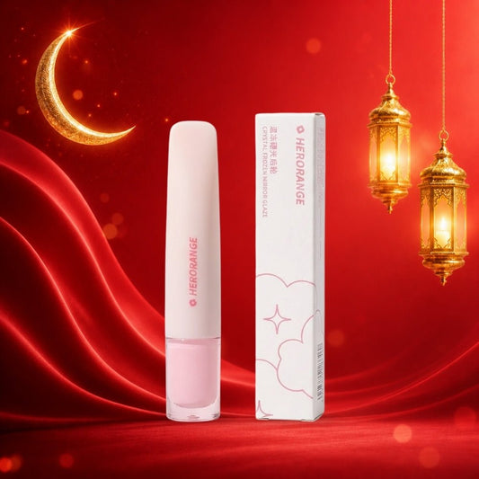 كلوس ملمع للشفاه هيرو رينج | HERORANGE Crystal Frozen Mirror Lip Glaze - Barbie.phar