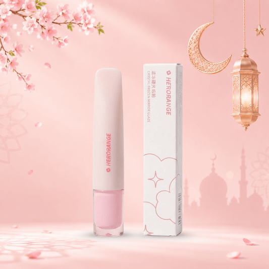 كلوس ملمع للشفاه هيرو رينج | HERORANGE Crystal Frozen Mirror Lip Glaze - Barbie.phar