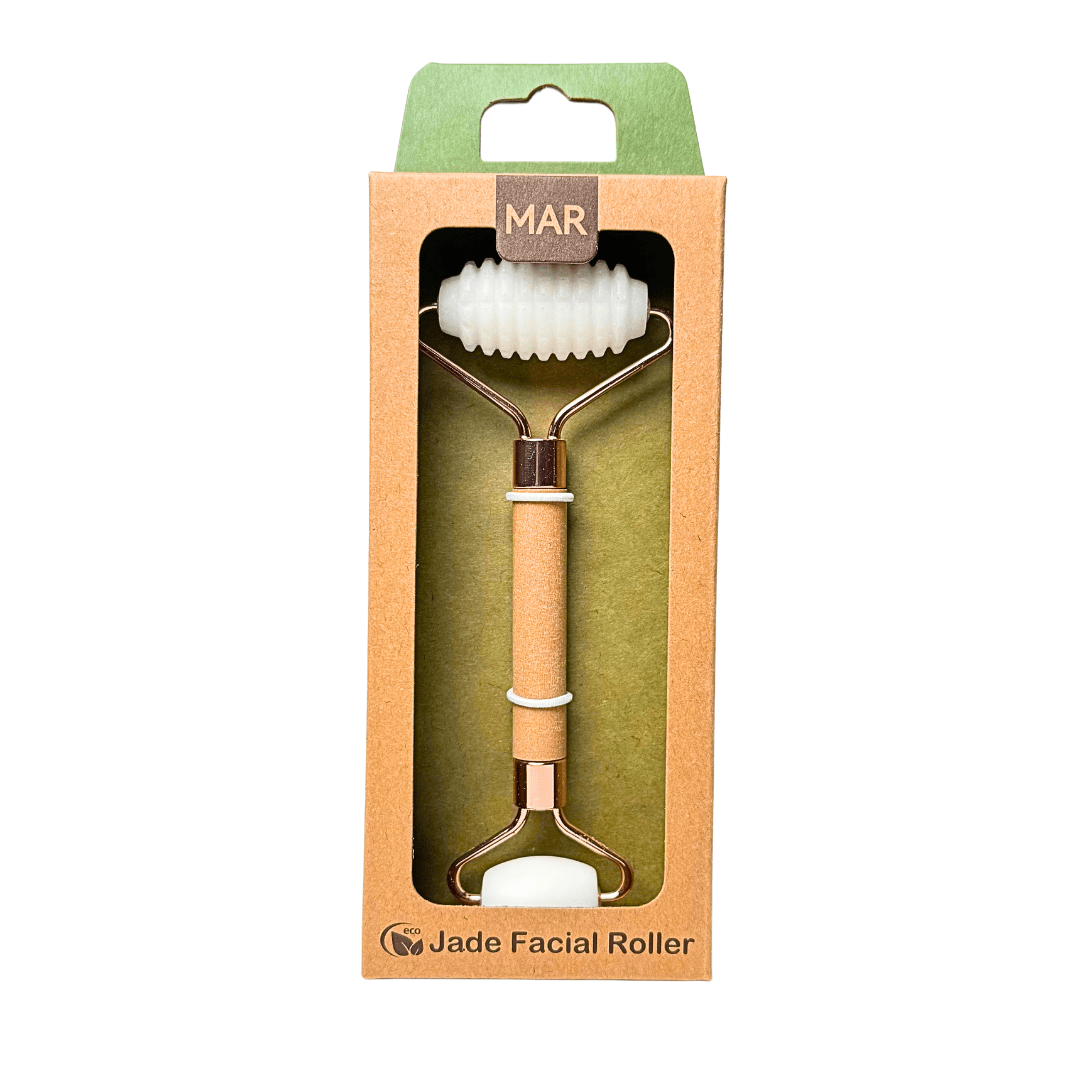 كواشا رولر بيضاء للوجه | MAR Jade Facial Roller White - Barbie.phar