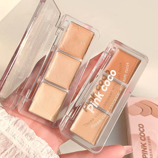 كونسيلر بنك كوكو الثلاثي | Pink Coco Three Color Concealer - Barbie.phar