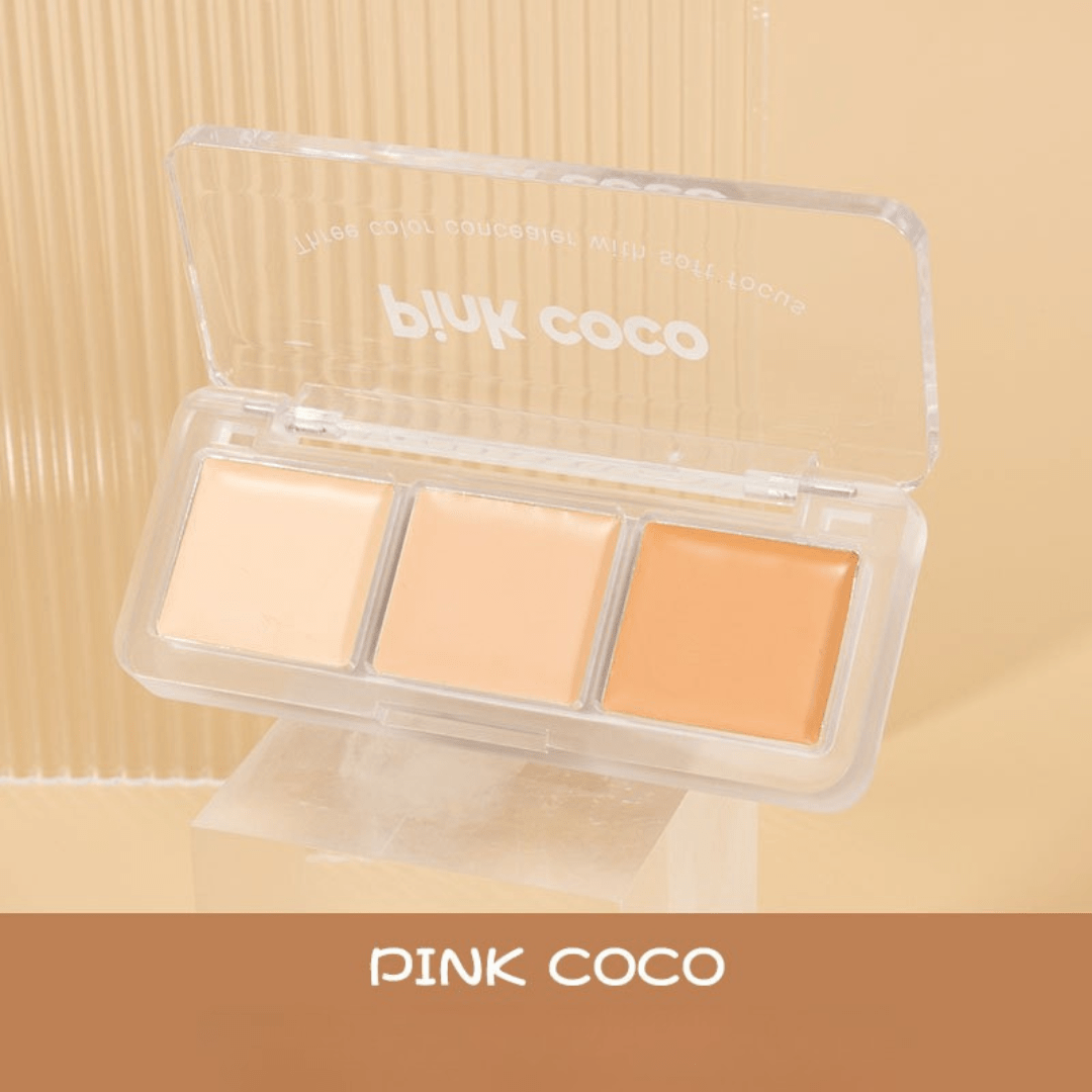 كونسيلر بنك كوكو الثلاثي | Pink Coco Three Color Concealer - Barbie.phar