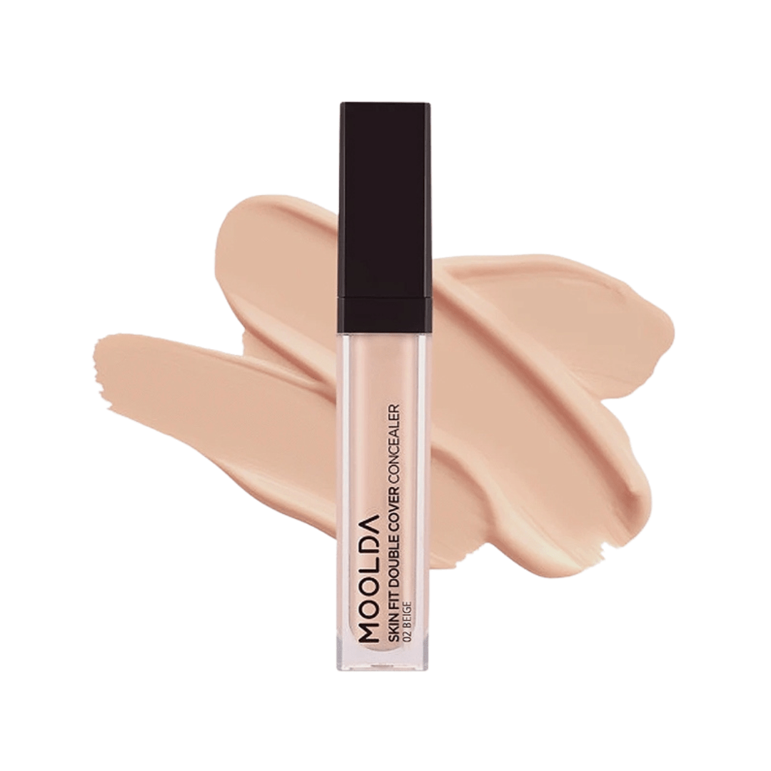 كونسيلر خافي للعيوب مولدا | Moolda Skin Fit Double Cover Concealer - Barbie.phar