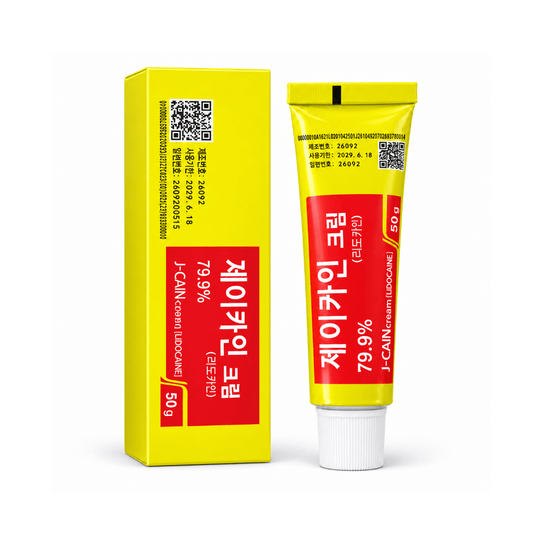 كريم المخدر الكوري 79.9% جي كين (ليدوكائين) صغير - 50غرام | J-CAIN Cream Lidocaine 79.9% - Barbie.phar