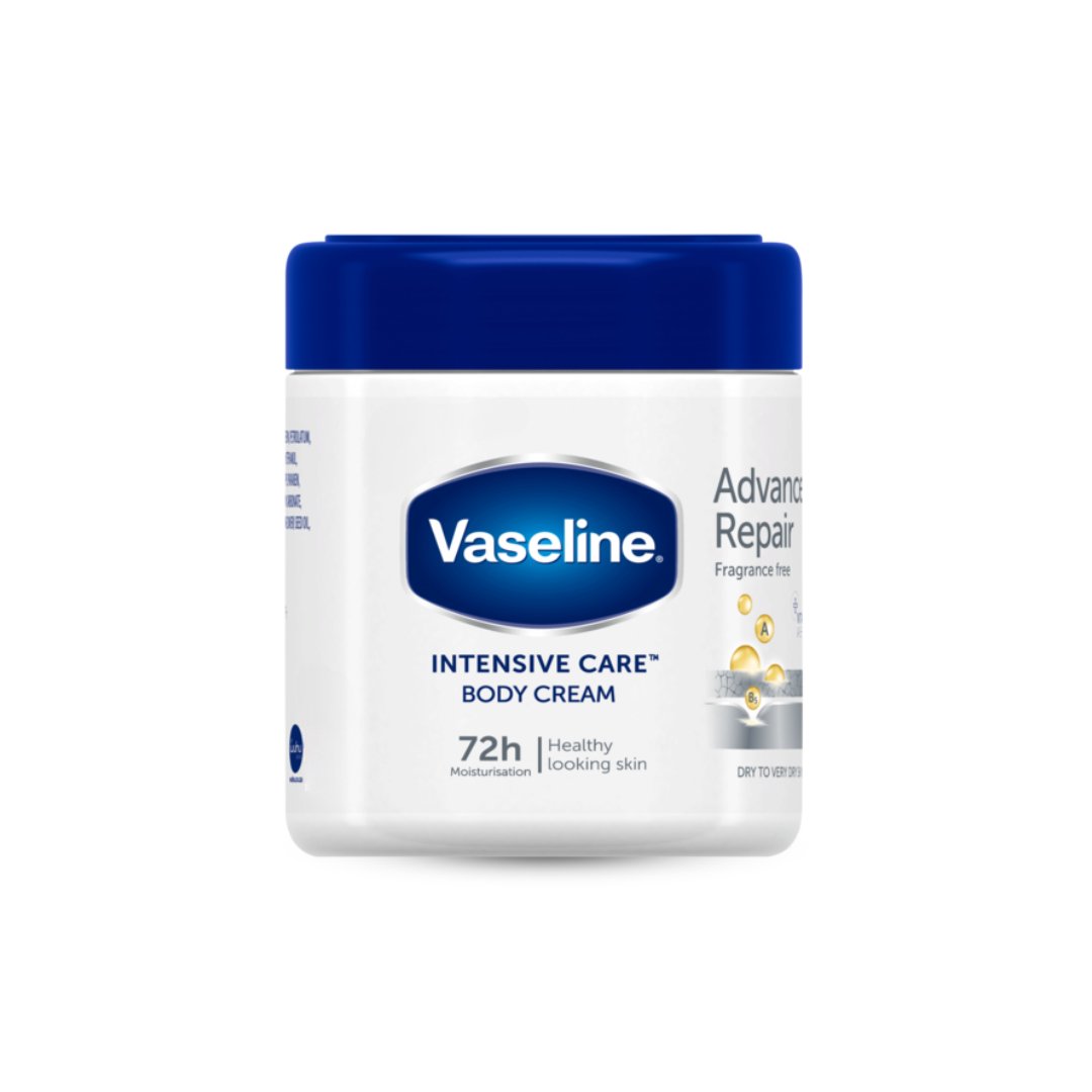 كريم فازلين للترطيب العميق - 400مل | Vaseline Intensive Care Body Cream - Barbie.phar