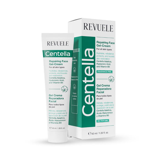 كريم جل مهدئ بالسينتيلا ريفولي - 40مل | Revuele Centella Repairing Face Gel - Cream - Barbie.phar