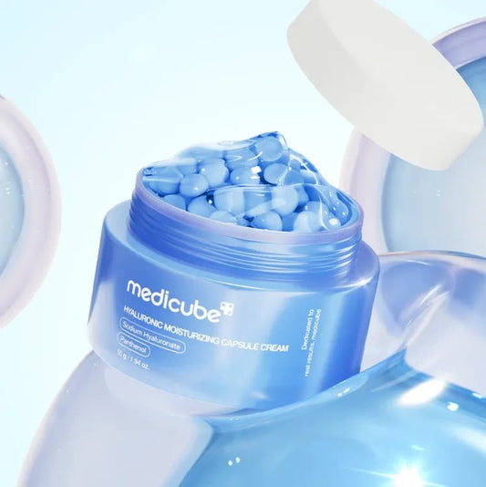 كريم كبسولات هيالورونيك ميدكيوب - 55غرام | Medicube Hyaluronic Moisturizing Capsule Cream - Barbie.phar