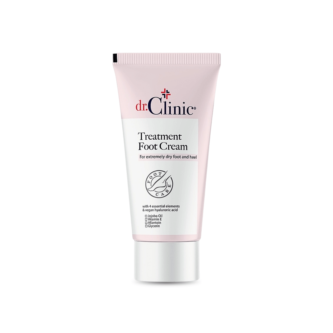 كريم معالج للقدم دكتور كلينك | Dr.clinic Treatment Foot Cream With Jojoba Oil - Barbie.phar