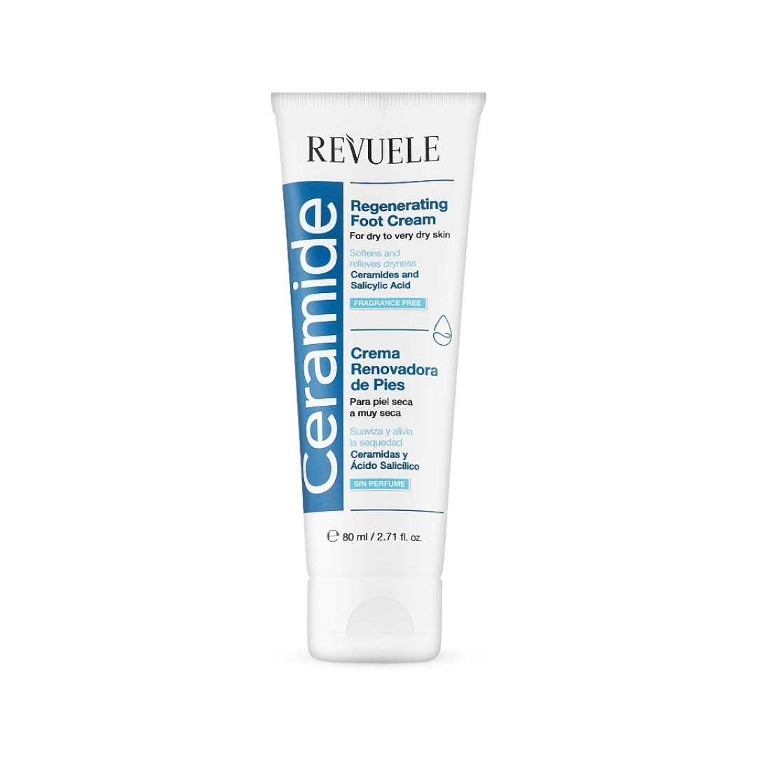 كريم مرطب ومعالج للقدم ريفولي - 80مل | Revuele Ceramide Regenerating Foot Cream - Barbie.phar