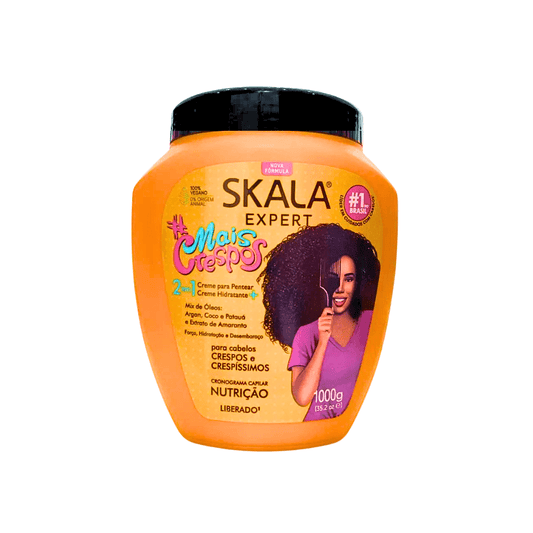 كريم تصفيف الشعر الكيرلي سكالا - 1000غرام | Skala expert mais crespos 2 in 1 creme - Barbie.phar