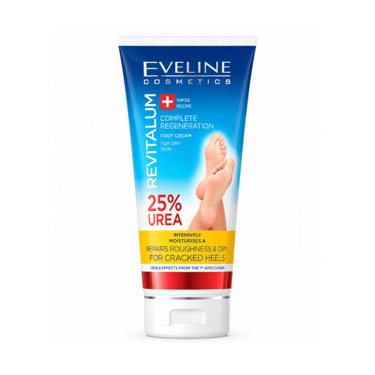 كريم يوريا لعلاج تشقق كعب القدم | Eveline 25% Urea Intensely Regenerating Cream For Cracked Heels - Barbie.phar