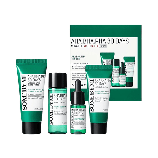 كت ميركل اس او اس سم باي مي | Some By Mi AHA - BHA - PHA 30 Days Miracle AC SOS Kit - Barbie.phar