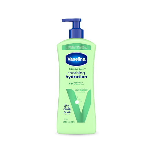 لوشن فازلين المهدئ للجسم - 600مل | Vaseline Soothing Hydration Body Lotion - Barbie.phar