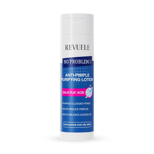 لوشن لعلاج حب الشباب ريفولي - 200مل | Revuele No Problem Anti - Pimple Purifying Lotion Salicylic Acid - Barbie.phar