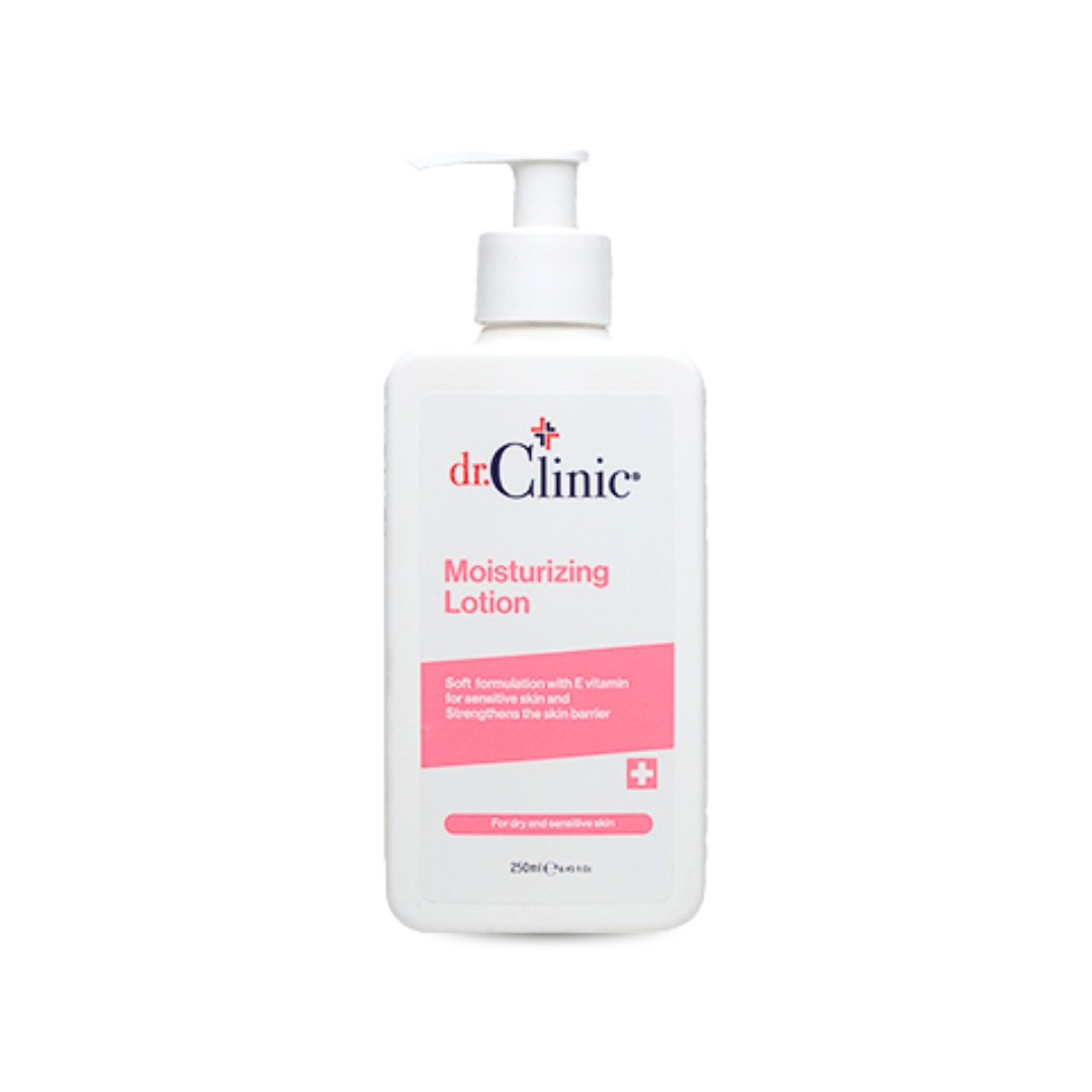 لوشن للبشرة الجافة دكتور كلينك - 250مل | Dr.clinic moisturizing lotion for dry and sensitive skin - Barbie.phar
