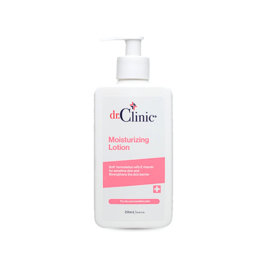 لوشن للبشرة الجافة دكتور كلينك - 250مل | Dr.clinic moisturizing lotion for dry and sensitive skin - Barbie.phar