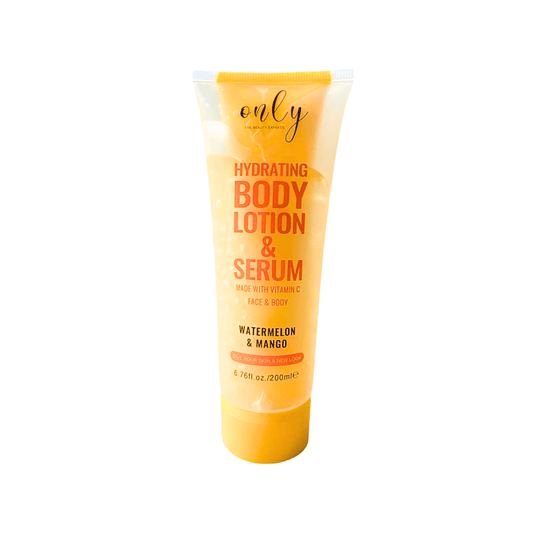 لوشن وسيروم فيتامين سي للجسم اونلي - 200مل | Only Hydrating body lotion & serum with vitamin c - Barbie.phar