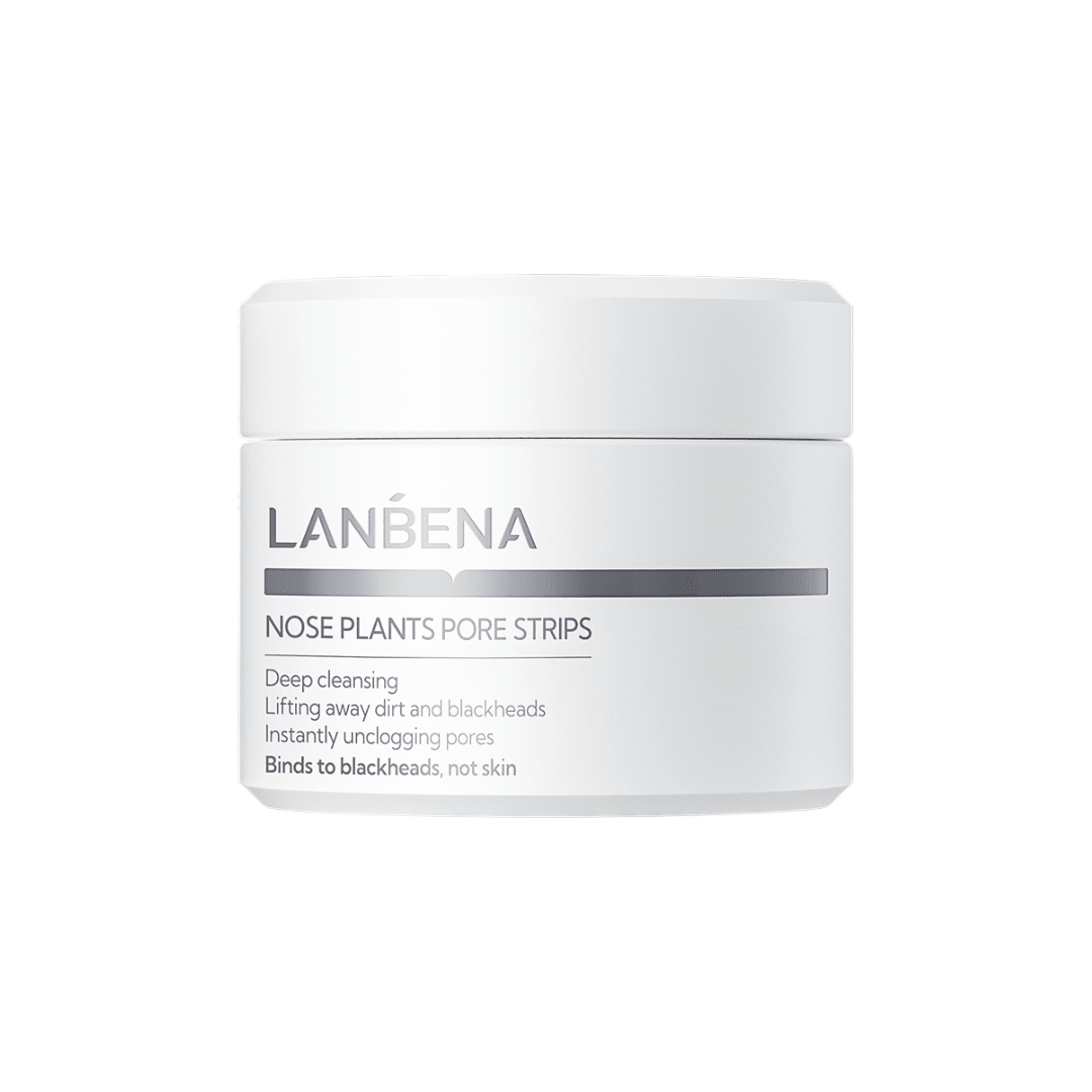 لصقات وكريم ازالة الرؤوس السوداء لانبينا - 30غرام | Lanbena nose plants pore strips - Barbie.phar