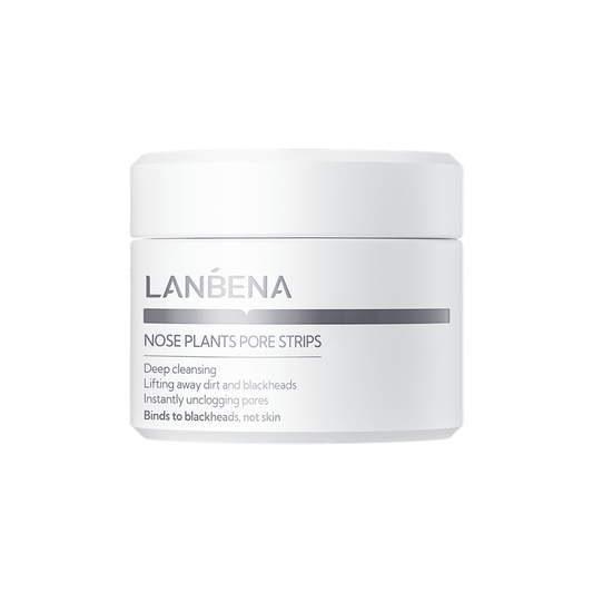 لصقات وكريم ازالة الرؤوس السوداء لانبينا - 30غرام | Lanbena nose plants pore strips - Barbie.phar