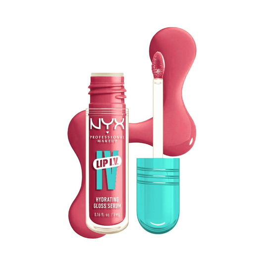 ليب كلوس درجة ( 10 ) ان واي اكس - 5مل | NYX lip IV hydrating gloss (10) berry thirsty - Barbie.phar