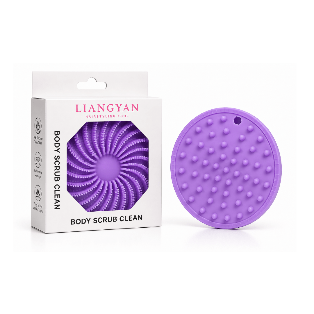 ليفة سيليكون مزدوجة | LIANGYAN Body Scrub Clean - Barbie.phar