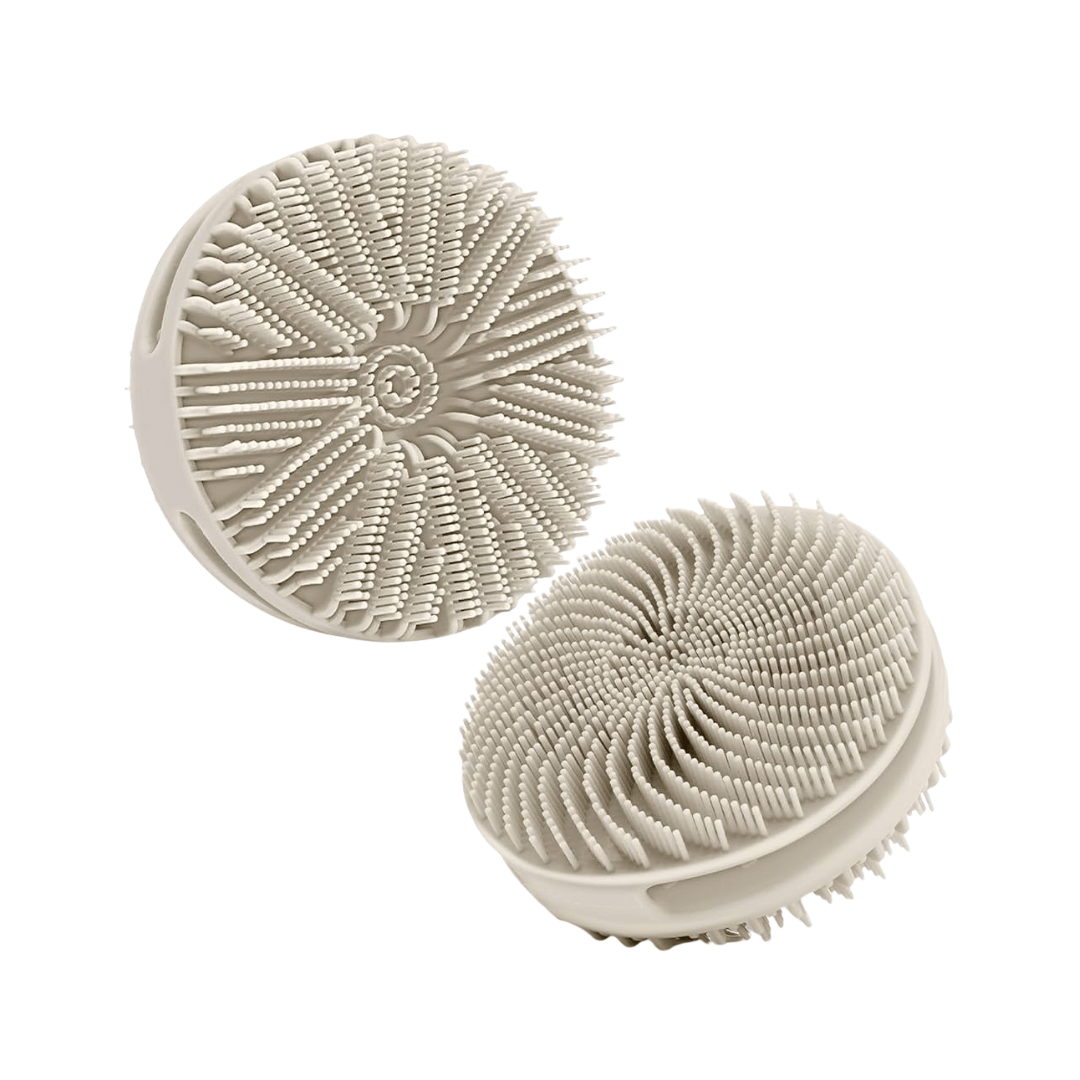 ليفة سيليكون مزدوجة | Double sided silicone shower brush - Barbie.phar