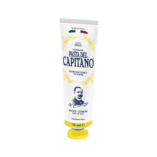معجون اسنان ليمون ديل كابيتانو - 75مل | Pasta del capitano sicily lemon toothpaste - Barbie.phar