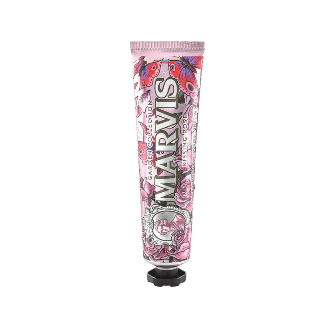 معجون اسنان روز مارفس - 75مل | Marvis kissing rose toothpaste - Barbie.phar