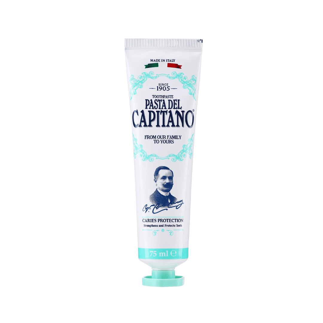 معجون حماية الاسنان من التسوس ديل كابيتانو - 75مل | Pasta del capitano caries protection toothpaste - Barbie.phar