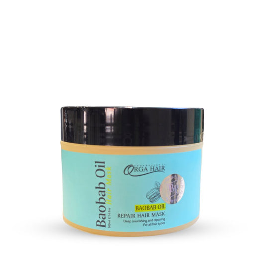 ماسك اوركا للشعر - 500مل | Orga Hair Baobab Oil Hair Mask - Barbie.phar