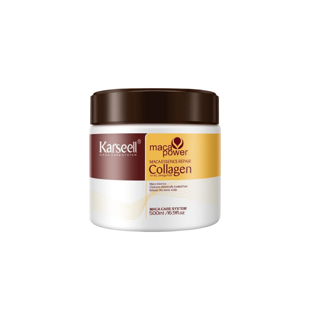 ماسك معالج للشعر التالف كارسيل - 500مل | karseell maca essence repair collagen hair mask - Barbie.phar