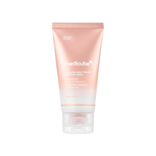 ماسك توحيد اللون كولاجين ميدكيوب - 75مل | Medicube Collagen Milk Toning Wrapping Mask - Barbie.phar