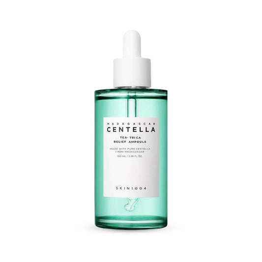 مدغشقر سيروم سينتيلا شجرة الشاي - 100مل | SKIN1004 Madagascar Centella Tea - Trica Relief Ampoule - Barbie.phar