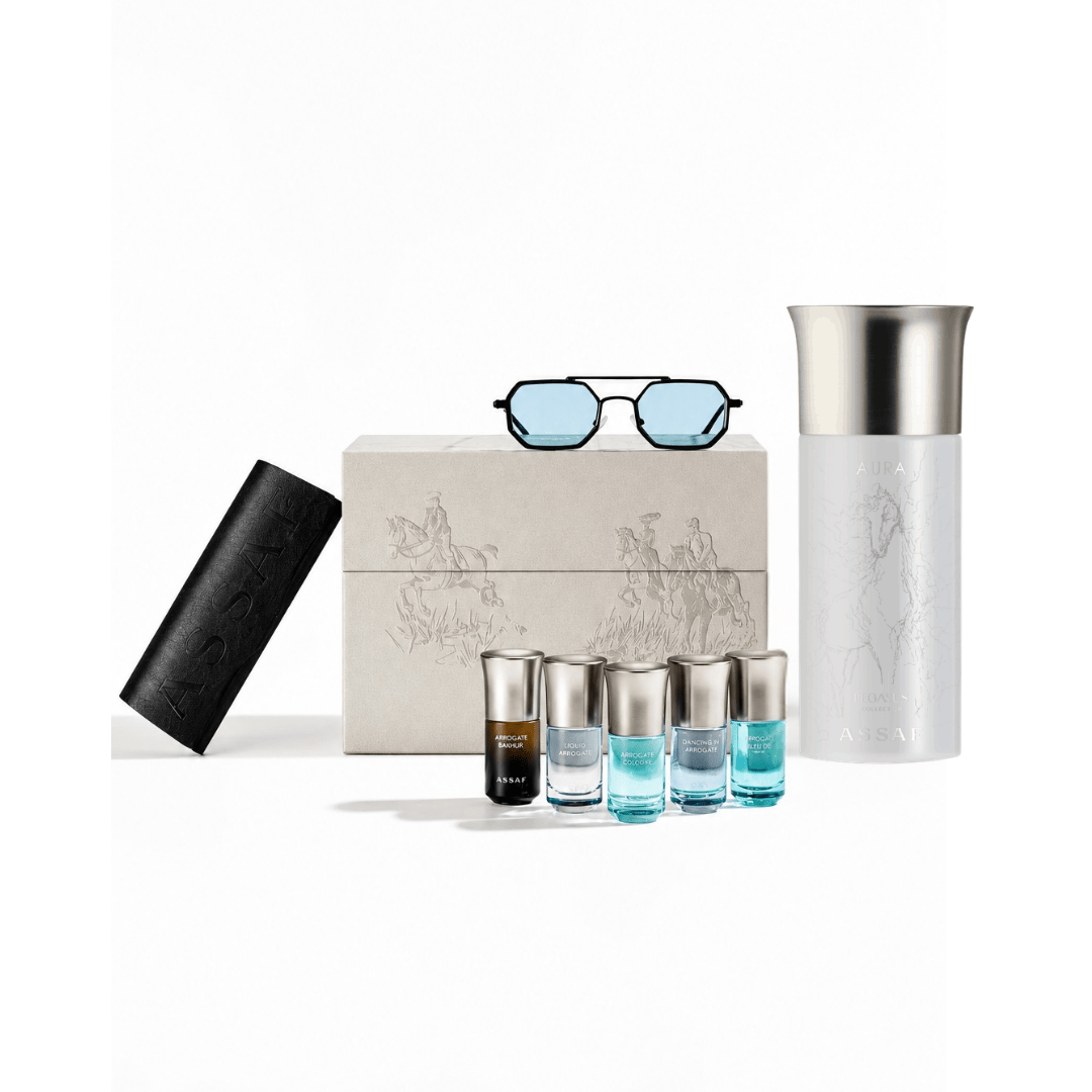 مجموعة عطور اورا بيغاسوس عساف | Assaf aura pegasus perfume collection - Barbie.phar