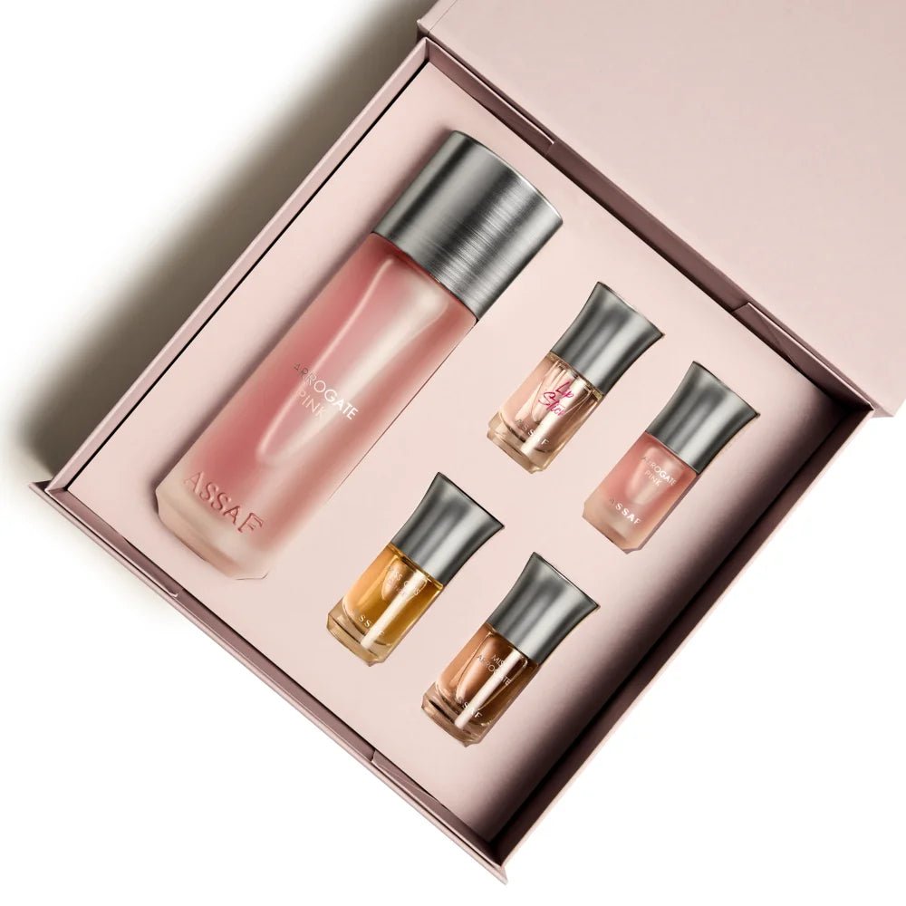 مجموعة عطور بنك اروكيت عساف | Assaf Arrogate Pink Perfume Set - Barbie.phar