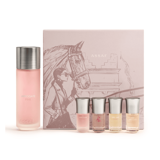 مجموعة عطور بنك اروكيت عساف | Assaf Arrogate Pink Perfume Set - Barbie.phar
